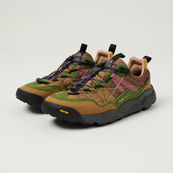 Flower Mountain Iwano 2 Man 'Suede/Nylon Sneaker - Taupe/Kaky/Rust