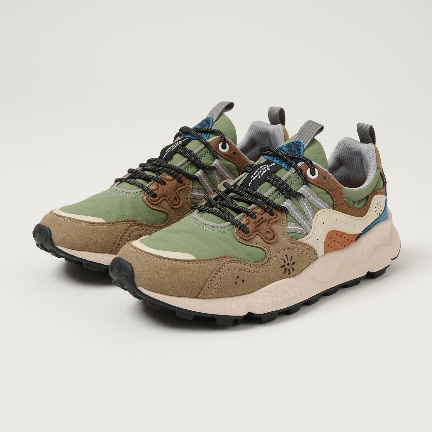 Flower Mountain Yamano 3 'Kaiso' Eco Suede Sneaker - Brown/Dark Brown