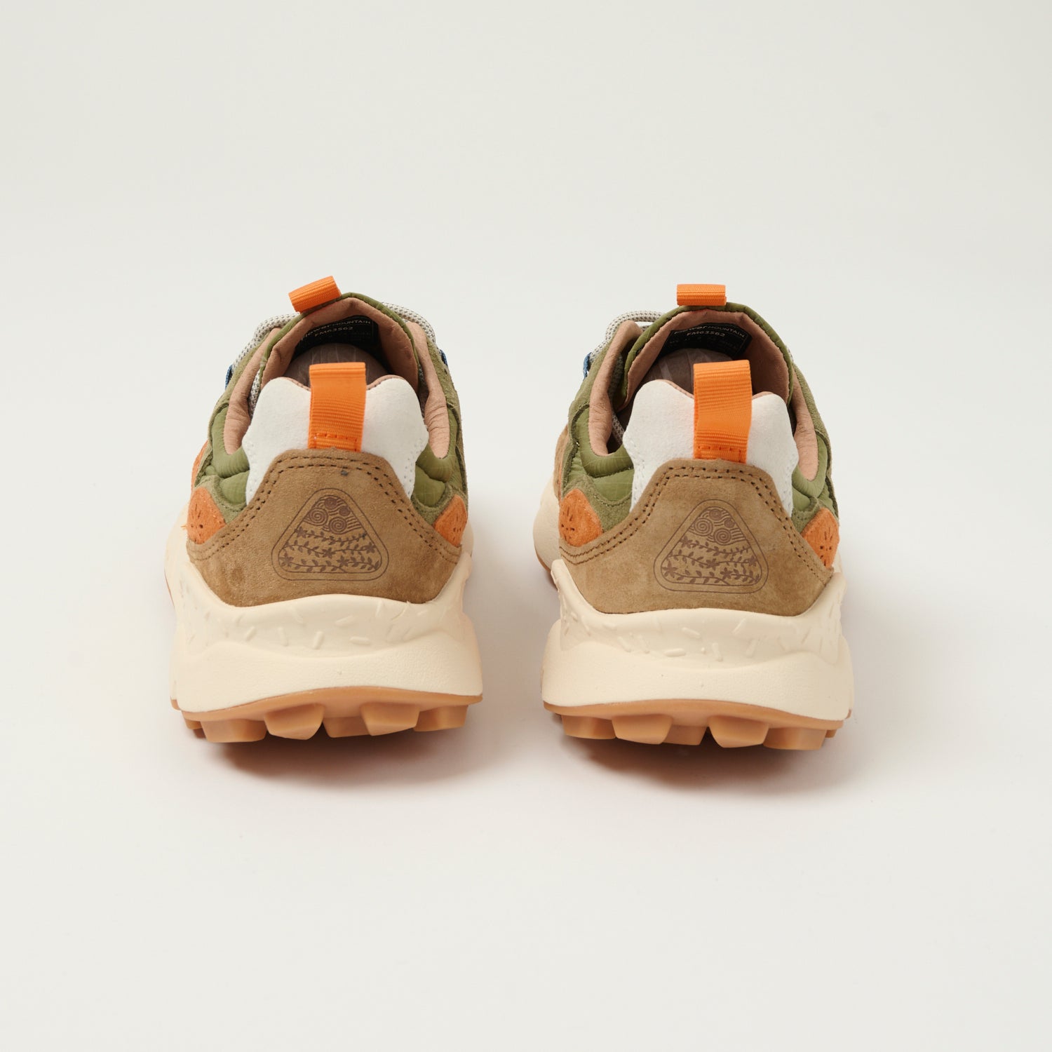 Flower Mountain Yamano 3 Suede/Nylon Sneaker - Militare/Brown