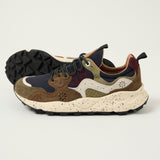 Flower Mountain Yamano 3 Man Suede/Nylon Sneaker - Brown/Navy