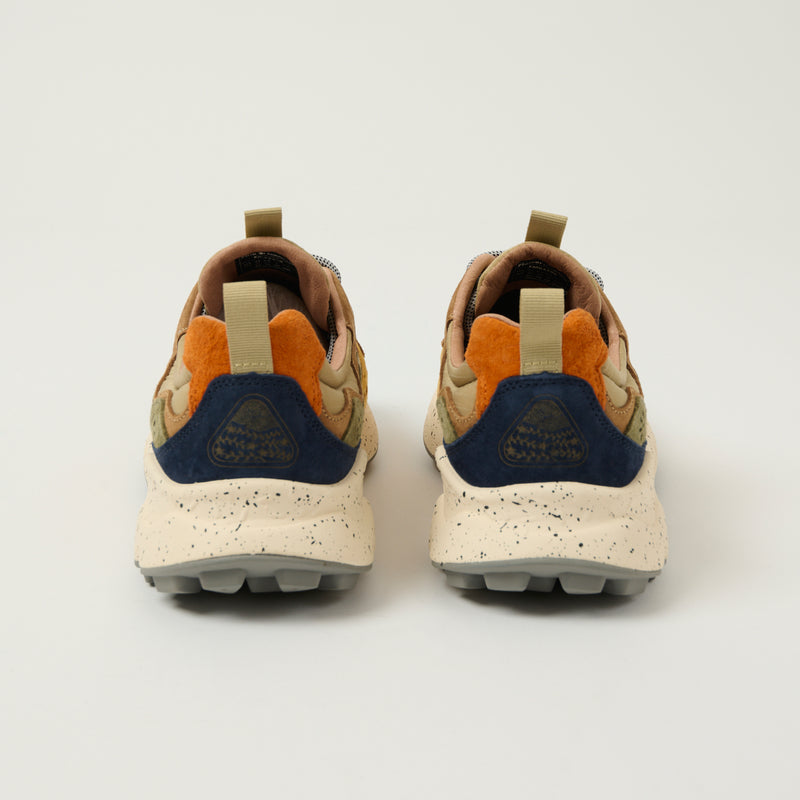 Flower Mountain Yamano 3 Man Suede/Nylon Sneaker - Navy/Cream