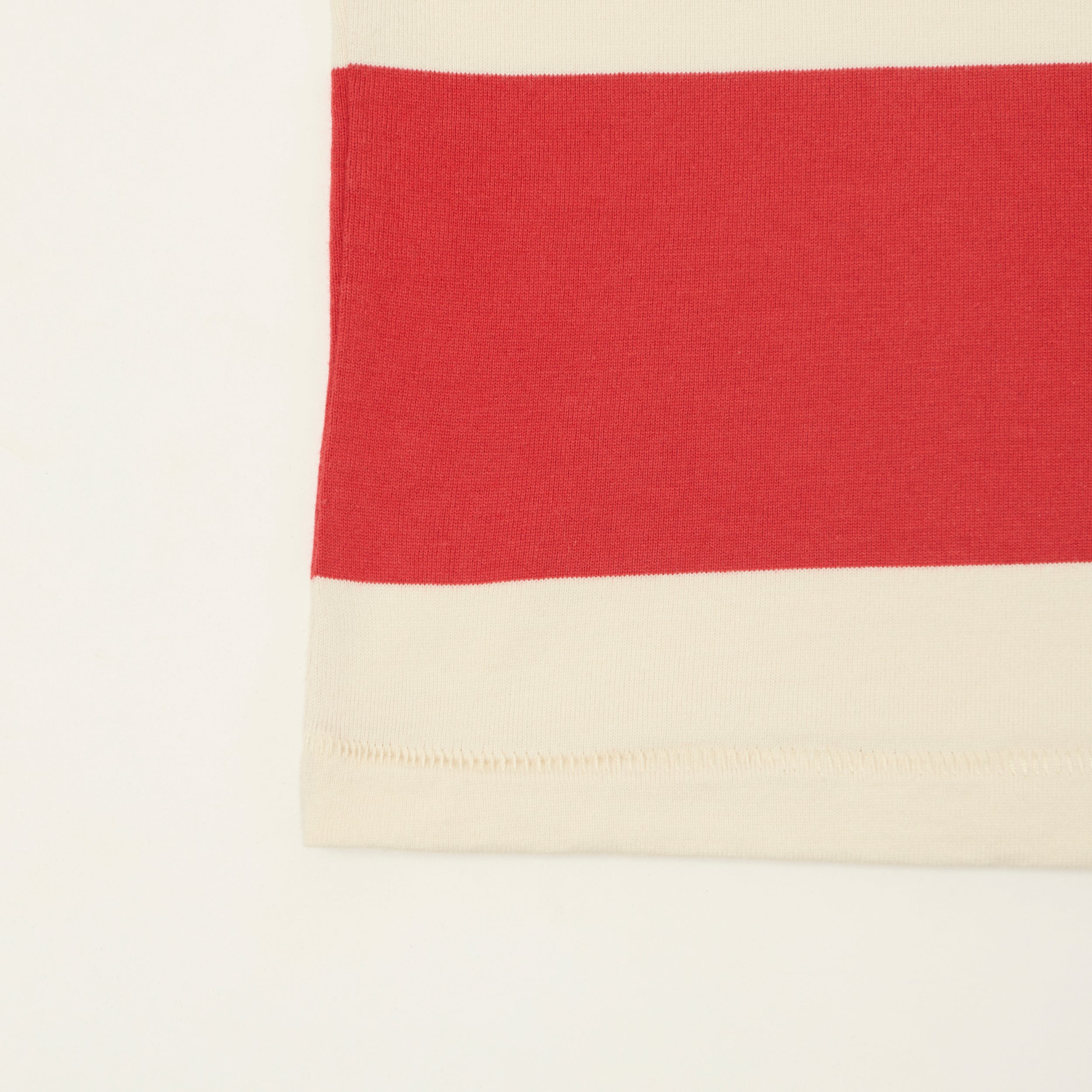 Freenote Cloth 'Mooch' Striped T-Shirt - White/Red