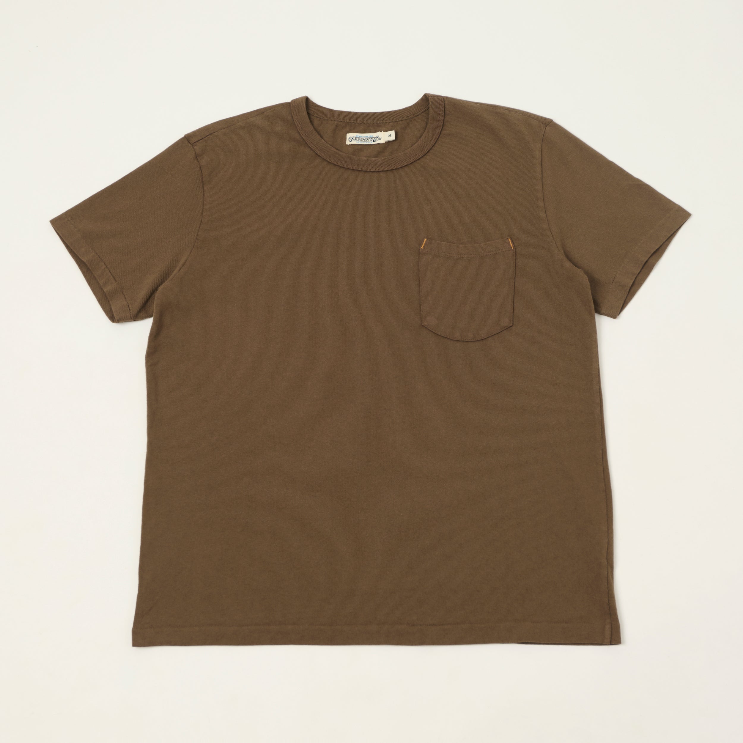 Freenote Cloth 13oz Pocket T-Shirt - Cedar