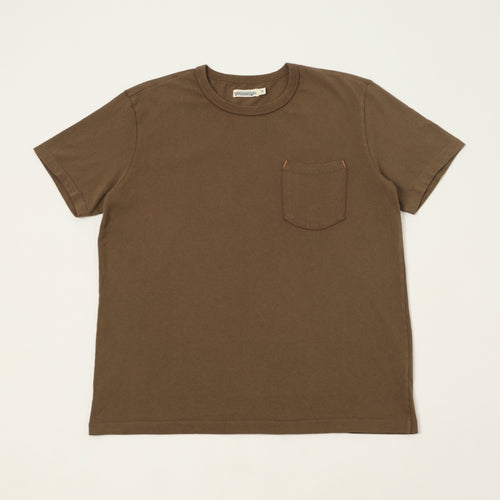 Freenote Cloth 13oz Pocket T-Shirt - Cedar