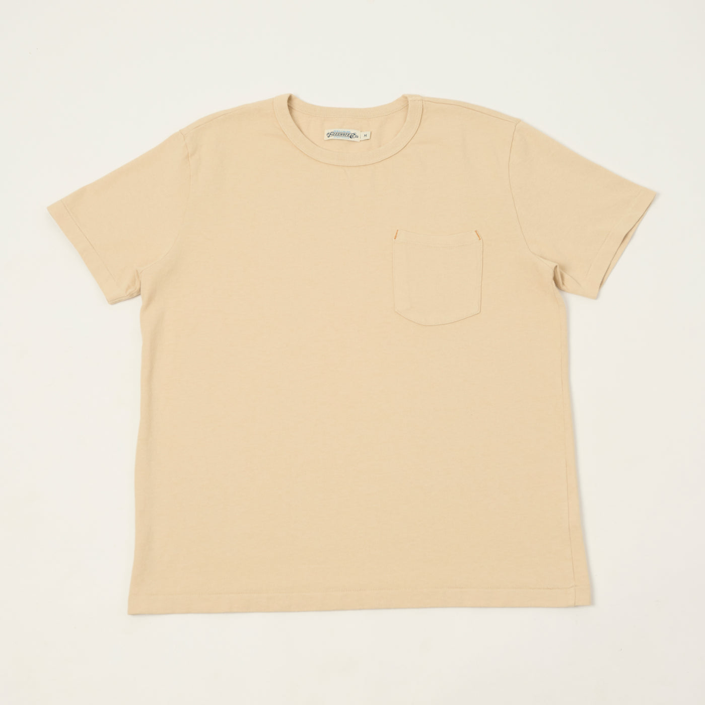 Freenote Cloth 13oz Pocket T-Shirt - Cream