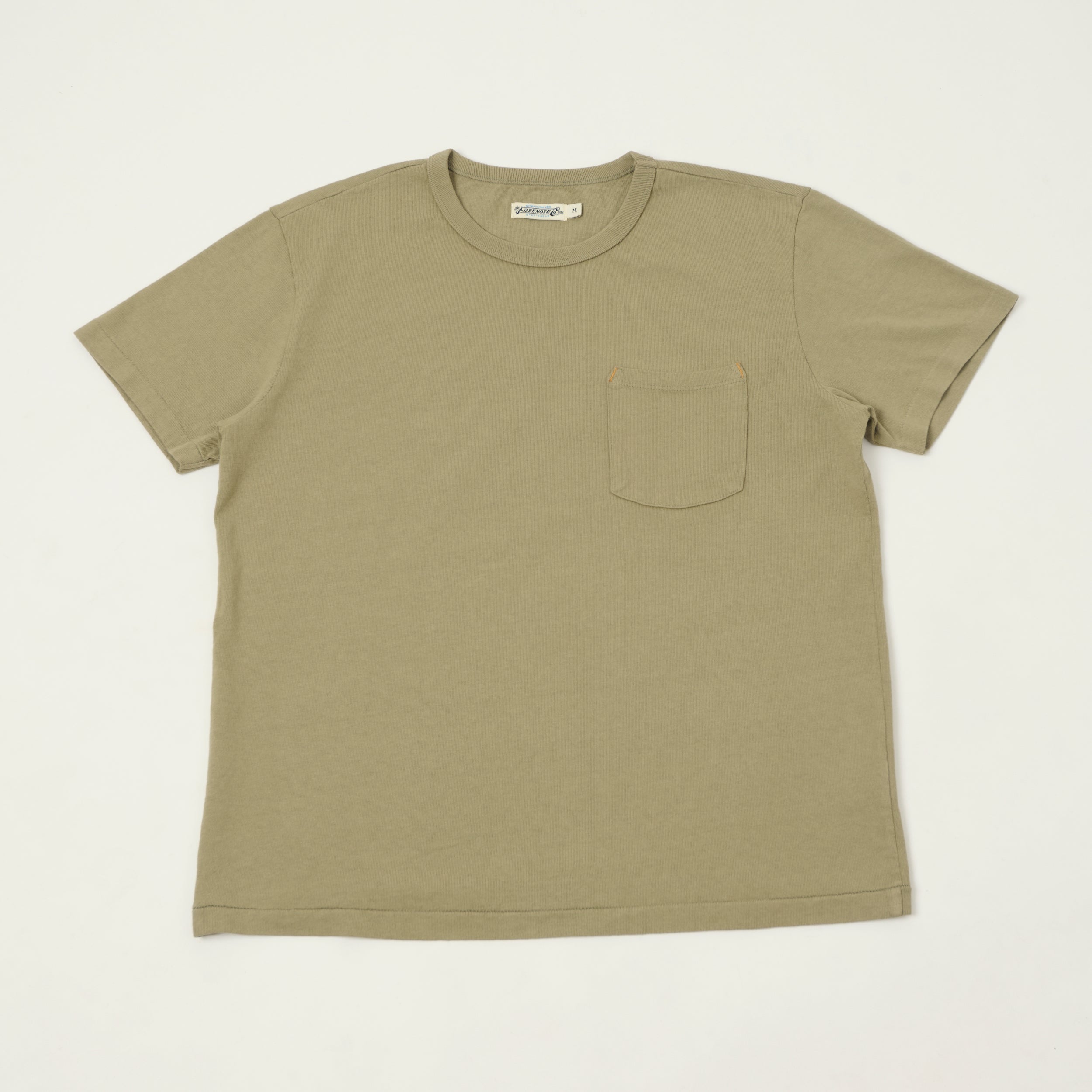 Freenote Cloth 13oz Pocket T-Shirt - Fog
