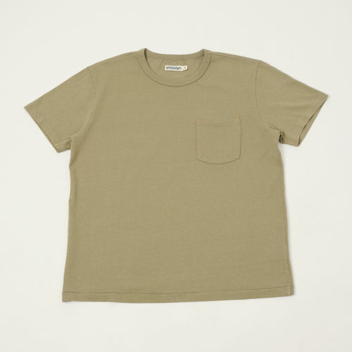 Freenote Cloth 13oz Pocket T-Shirt - Fog