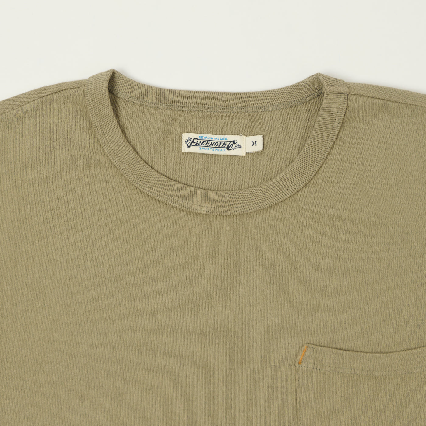Freenote Cloth 13oz Pocket T-Shirt - Fog