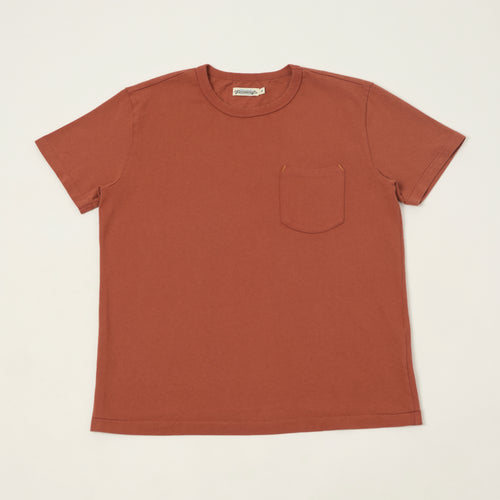 Freenote Cloth 13oz Pocket T-Shirt - Picante