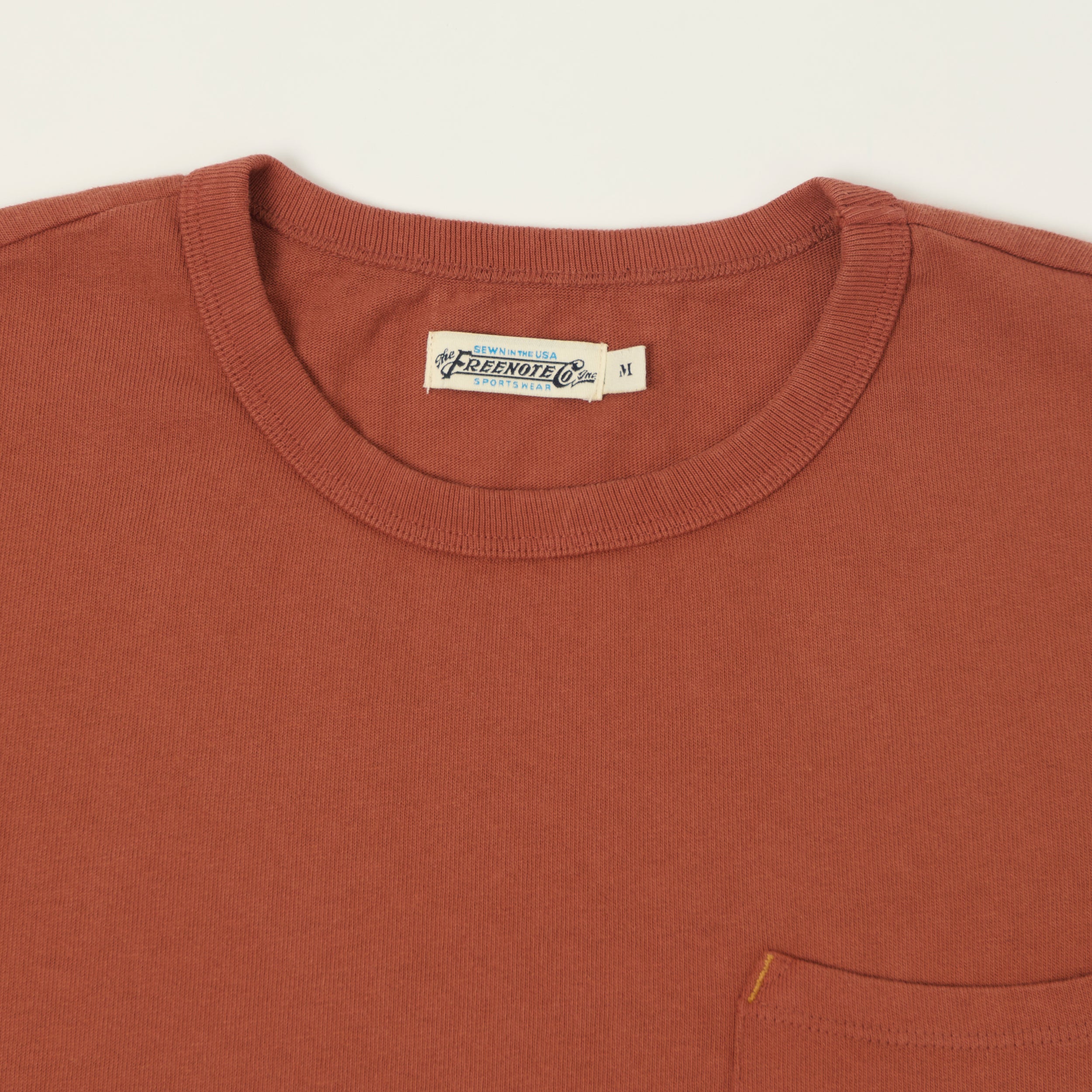 Freenote Cloth 13oz Pocket T-Shirt - Picante