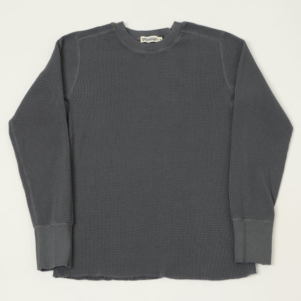 Freenote Cloth Waffle Knit Thermal T-Shirt - Midnight