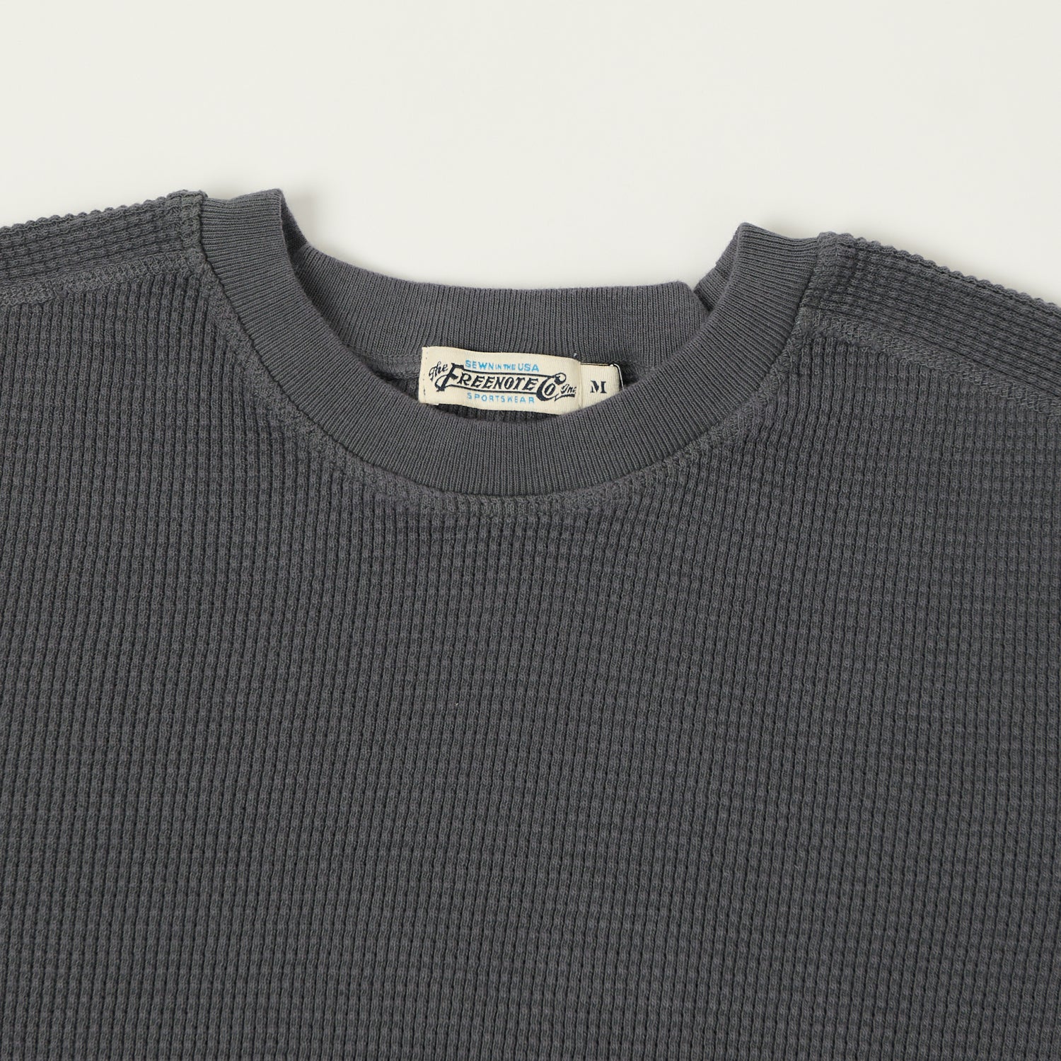 Freenote Cloth Waffle Knit Thermal T-Shirt - Midnight