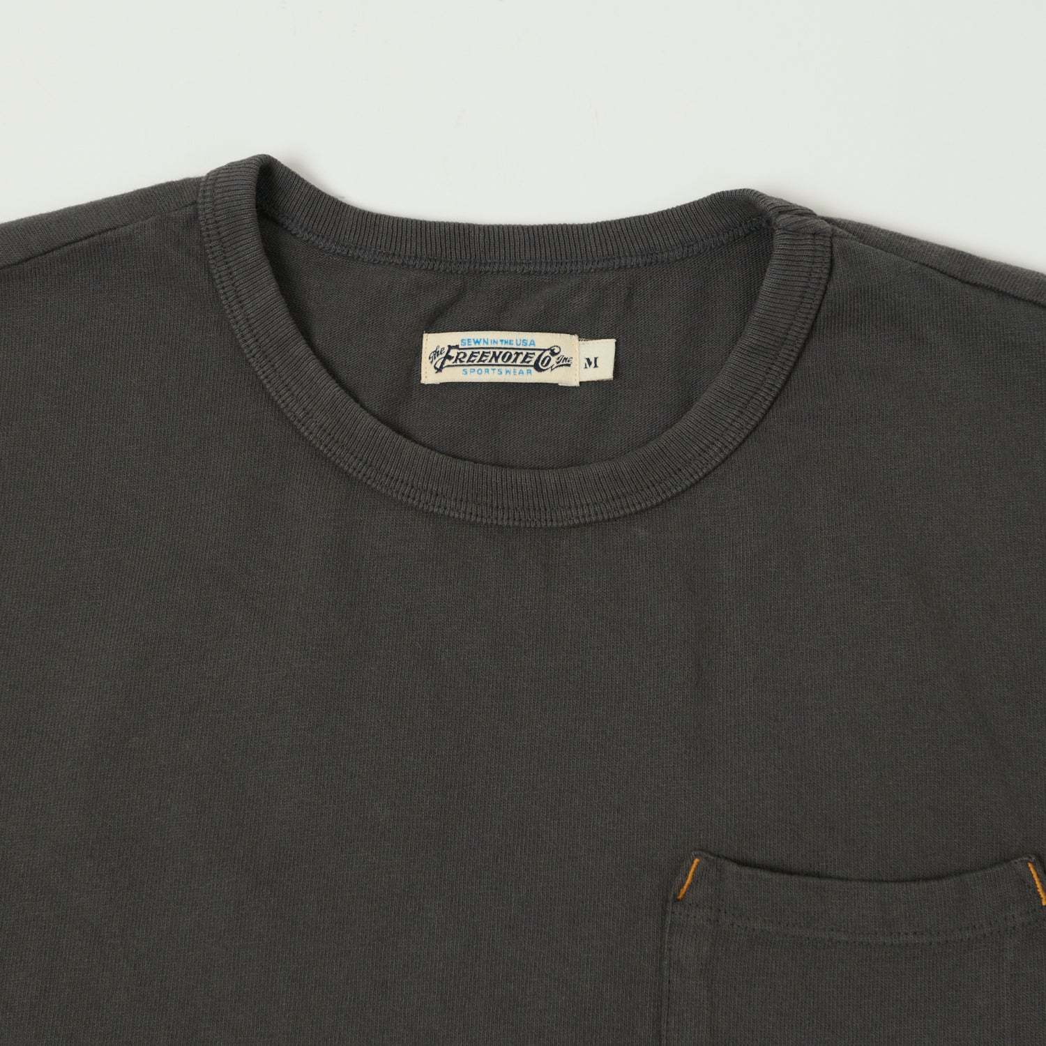 Freenote Cloth Heavyweight 13oz Pocket T-Shirt - Midnight