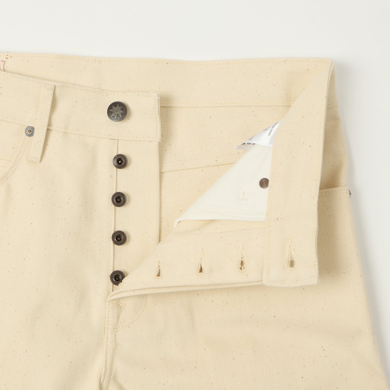 Freenote Cloth 'Belford' 14oz Straight Fit Jeans - Ecru