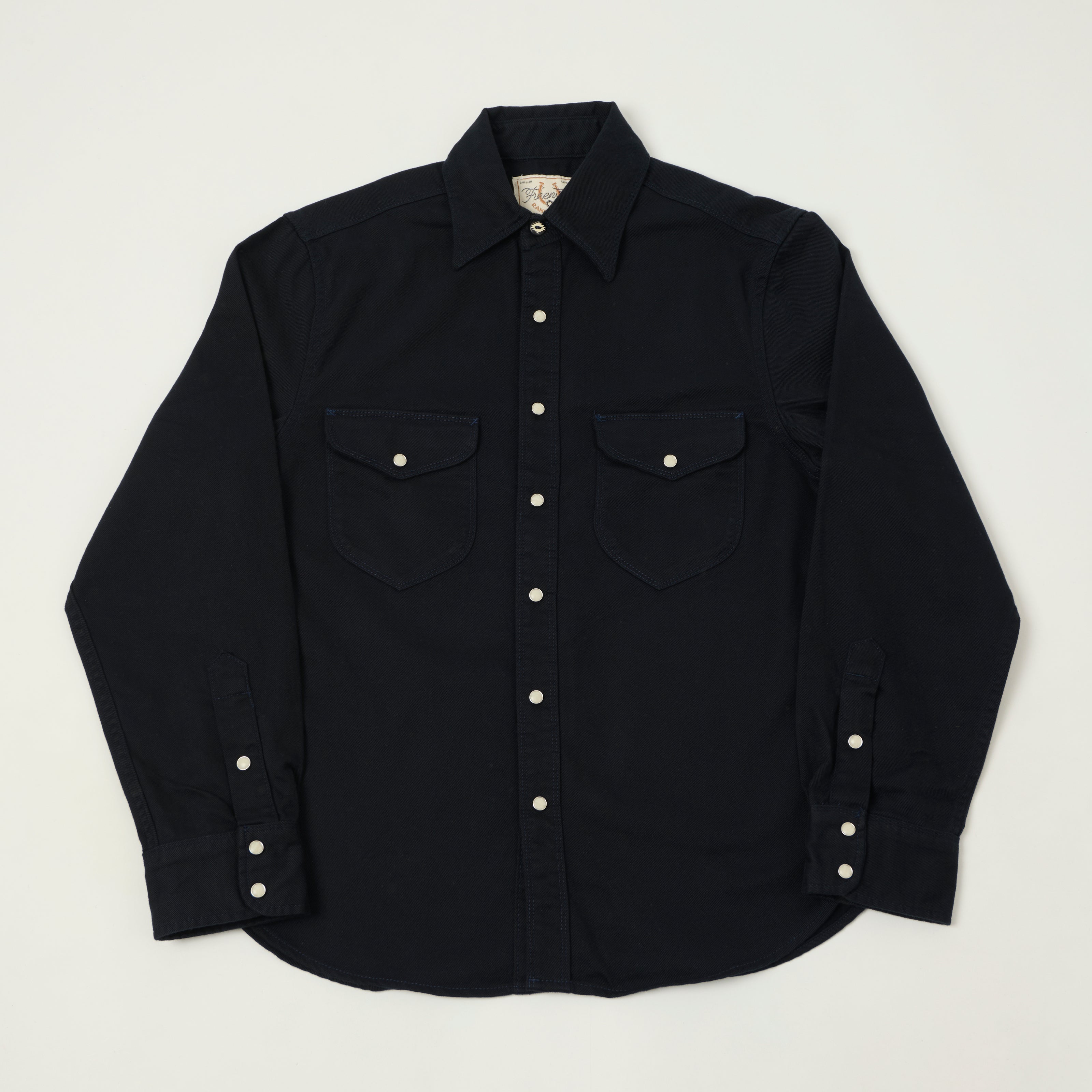 Freenote Cloth Bodie Twill Shirt - Navy