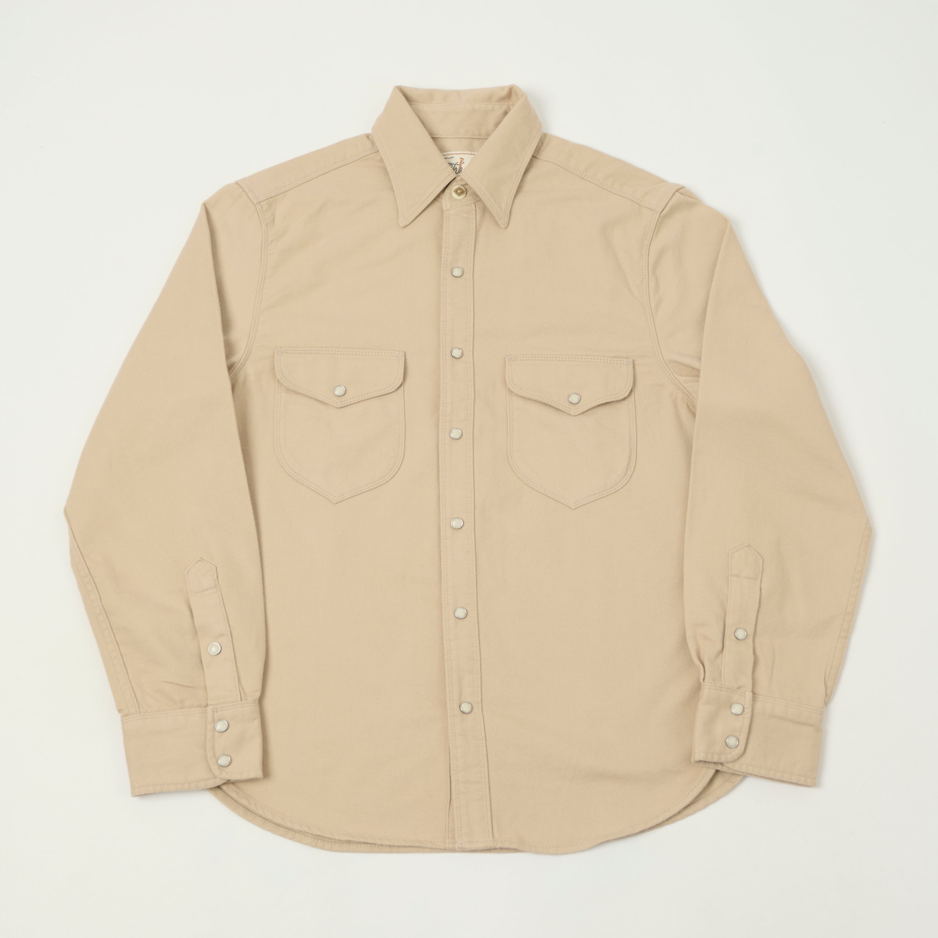 Freenote Cloth Bodie Twill Shirt - Cream