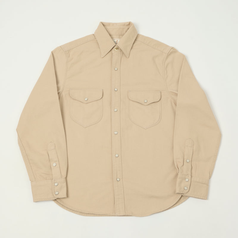 Freenote Cloth Bodie Twill Shirt - Cream