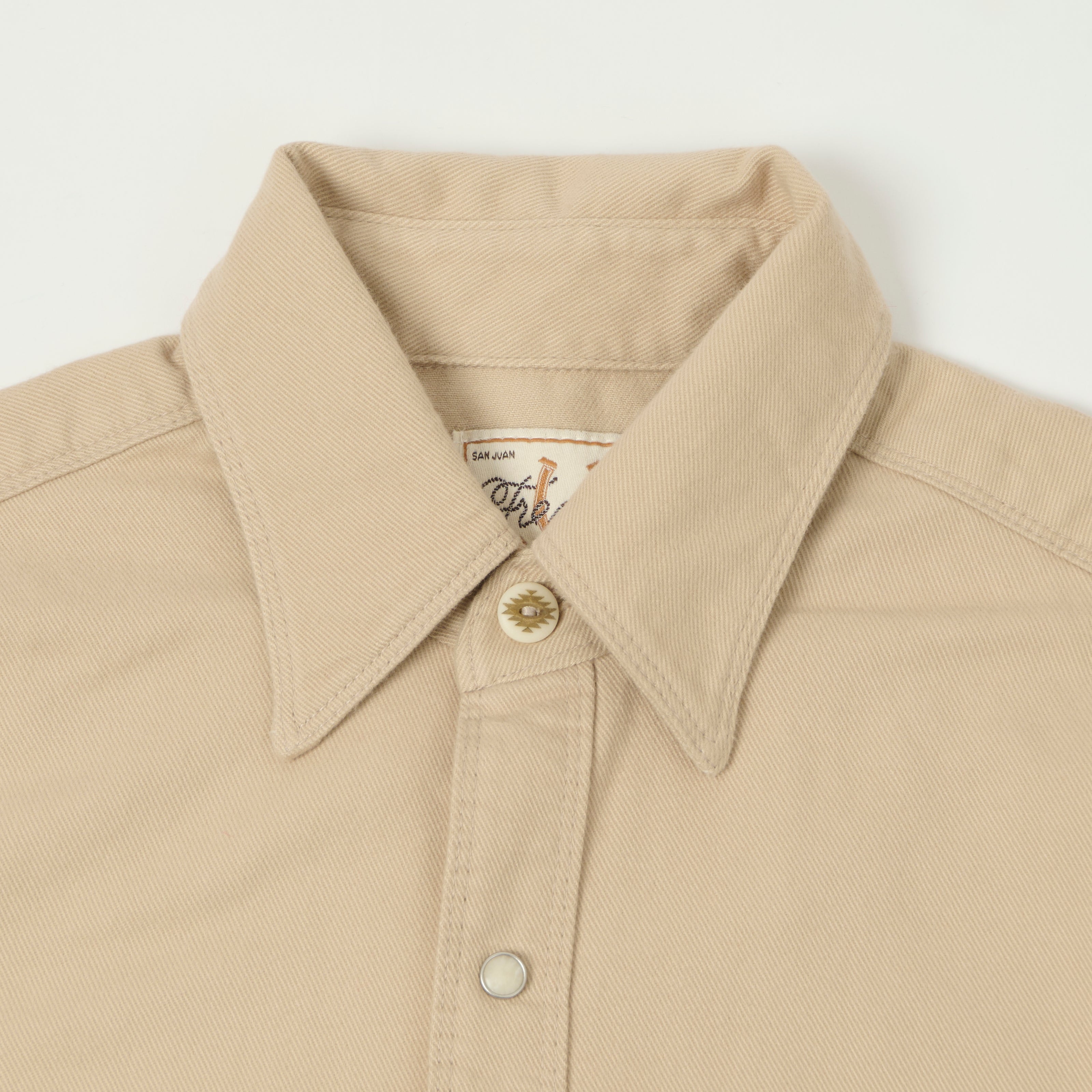 Freenote Cloth Bodie Twill Shirt - Cream