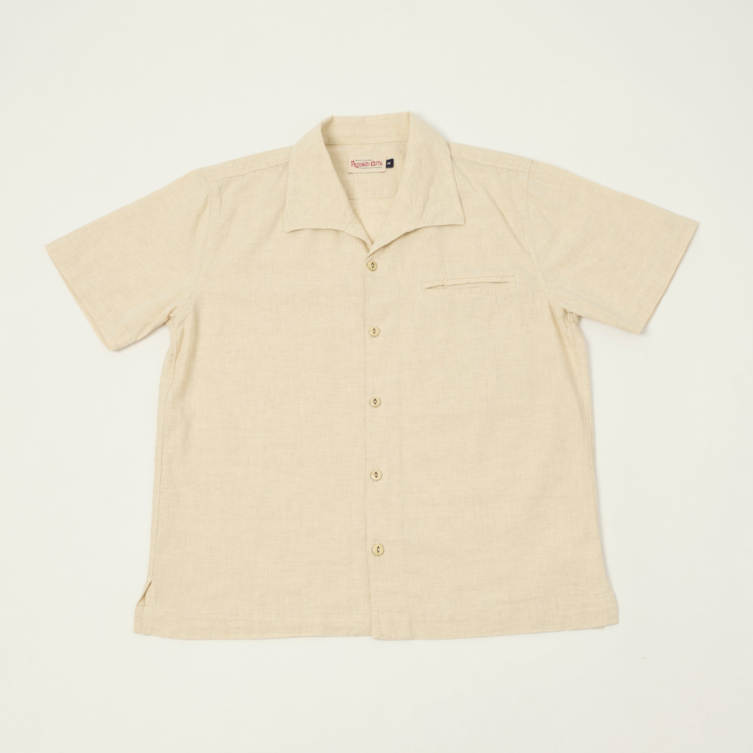Freenote Cloth 'Cayucos' Short Sleeve Shirt - Sand