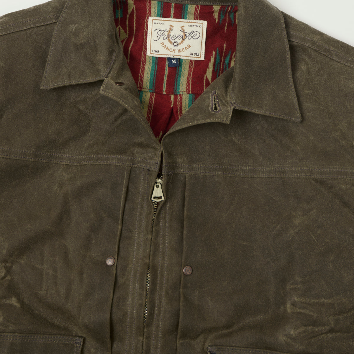 Freenote Cloth 'Faro' Waxed Canvas Jacket - Oak