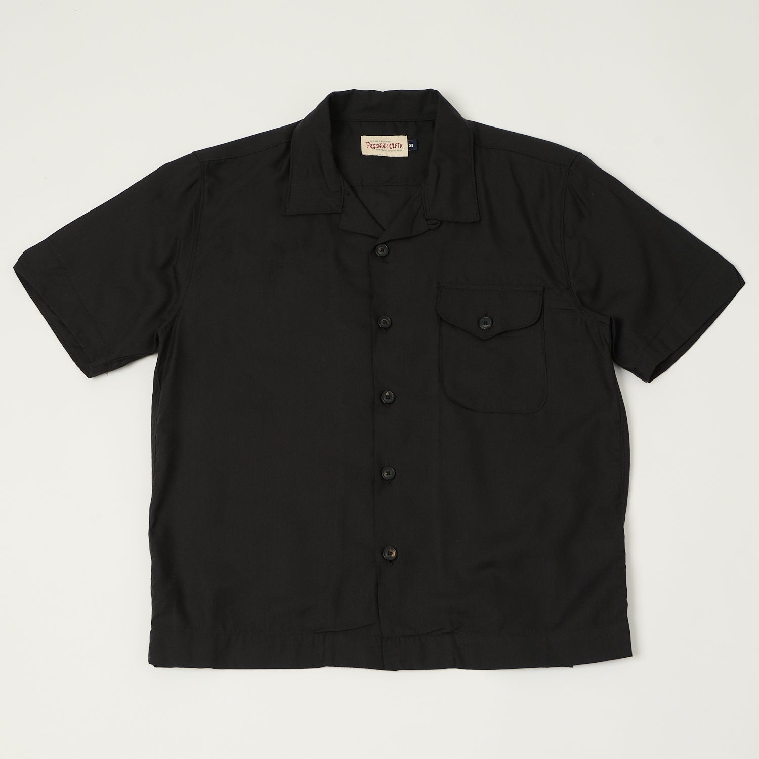 Freenote Cloth 'Jove' Short Sleeve Shirt - Black – SON OF A STAG