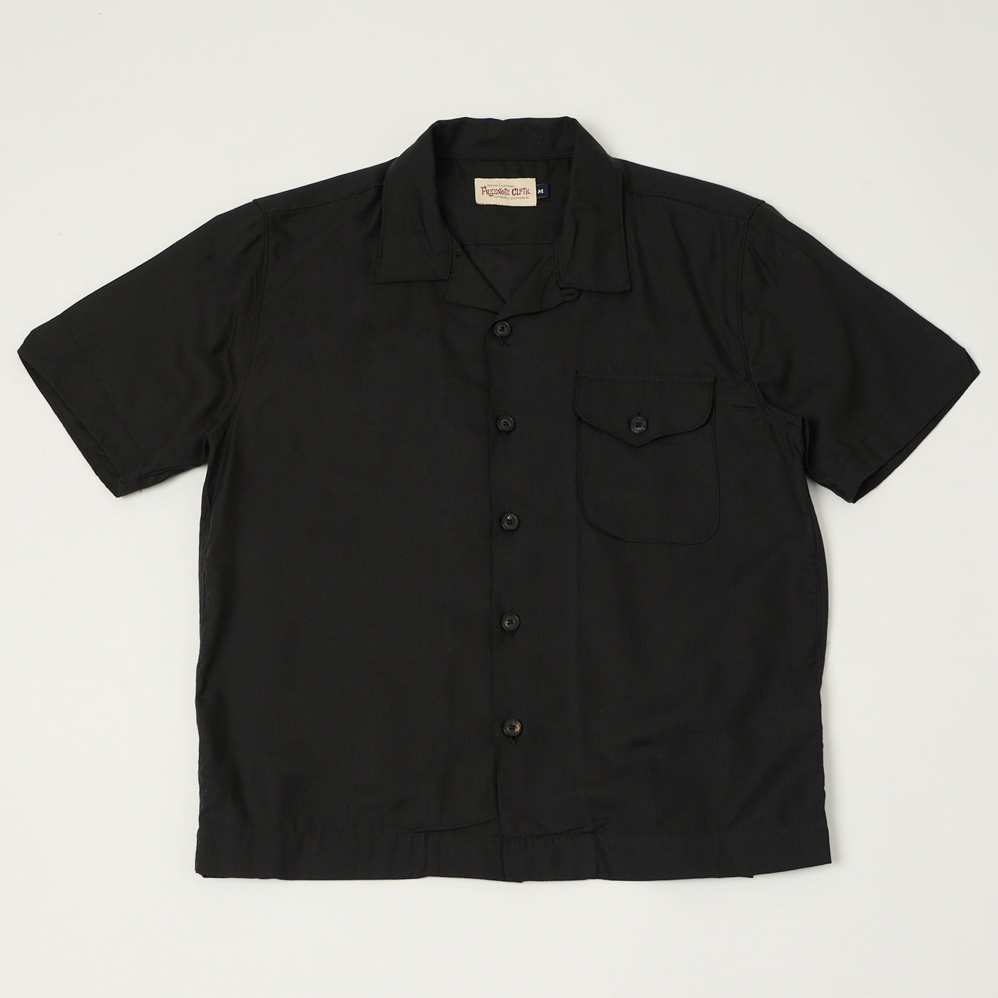 Freenote Cloth 'Jove' Short Sleeve Shirt - Black