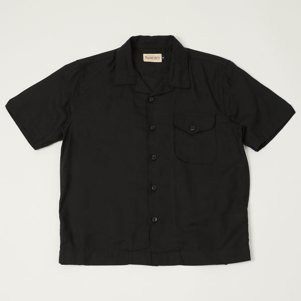 Freenote Cloth 'Jove' S/S Shirt - Black