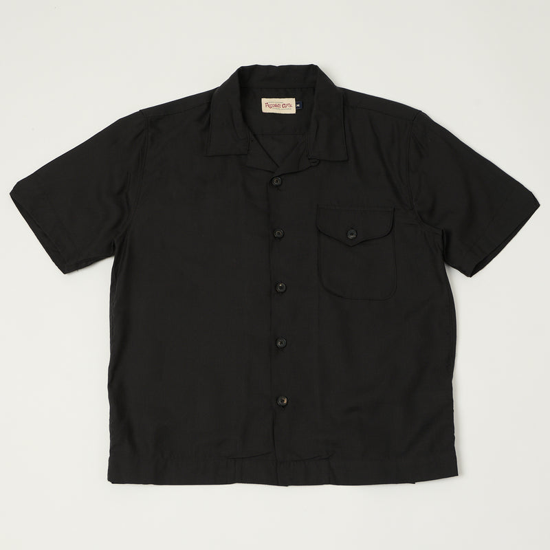 Freenote Cloth 'Jove' S/S Shirt - Black