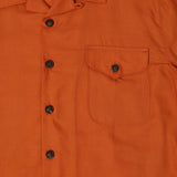 Freenote Cloth 'Jove' S/S Shirt - Orange