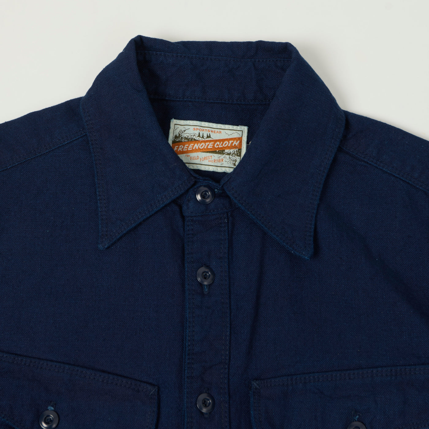 Freenote Cloth 'Kamas' Canvas Work Shirt - Indigo