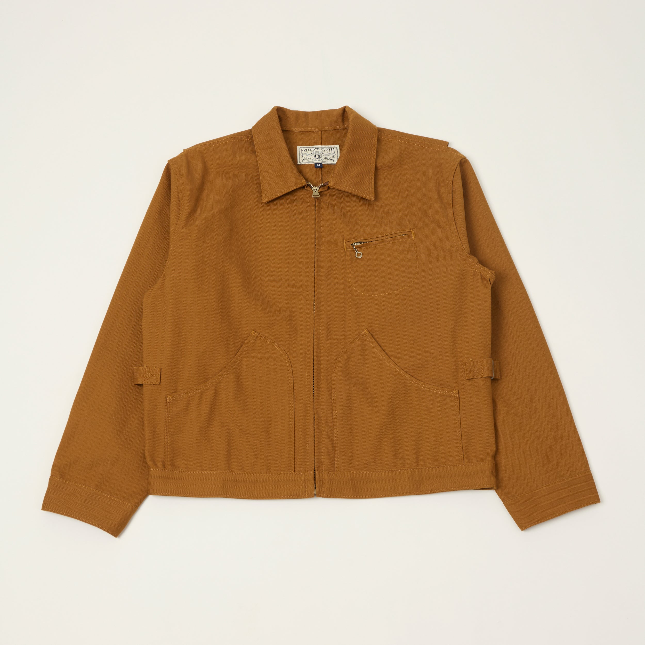 Freenote Cloth 'Kirthwood' Herringbone Jacket - Rust