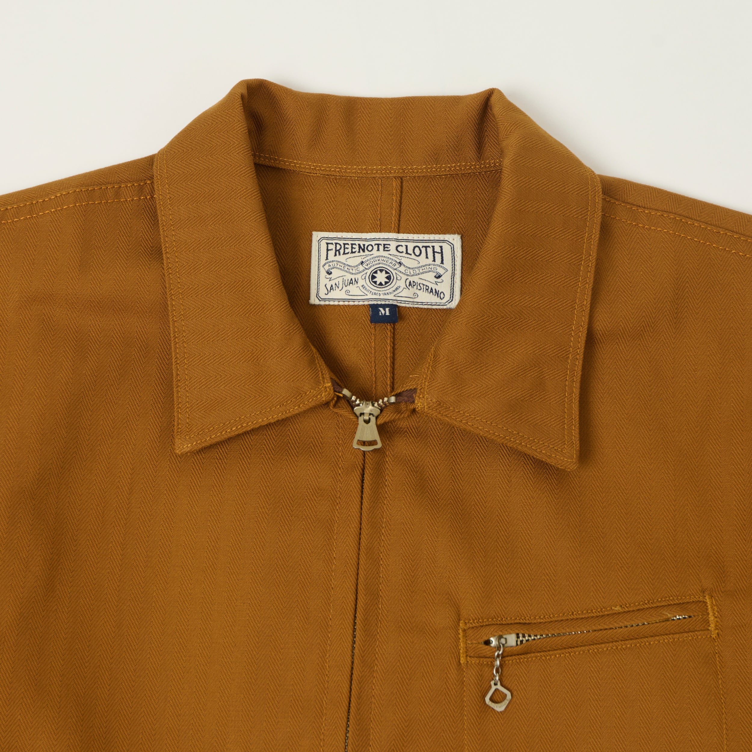 Freenote Cloth 'Kirthwood' Herringbone Jacket - Rust