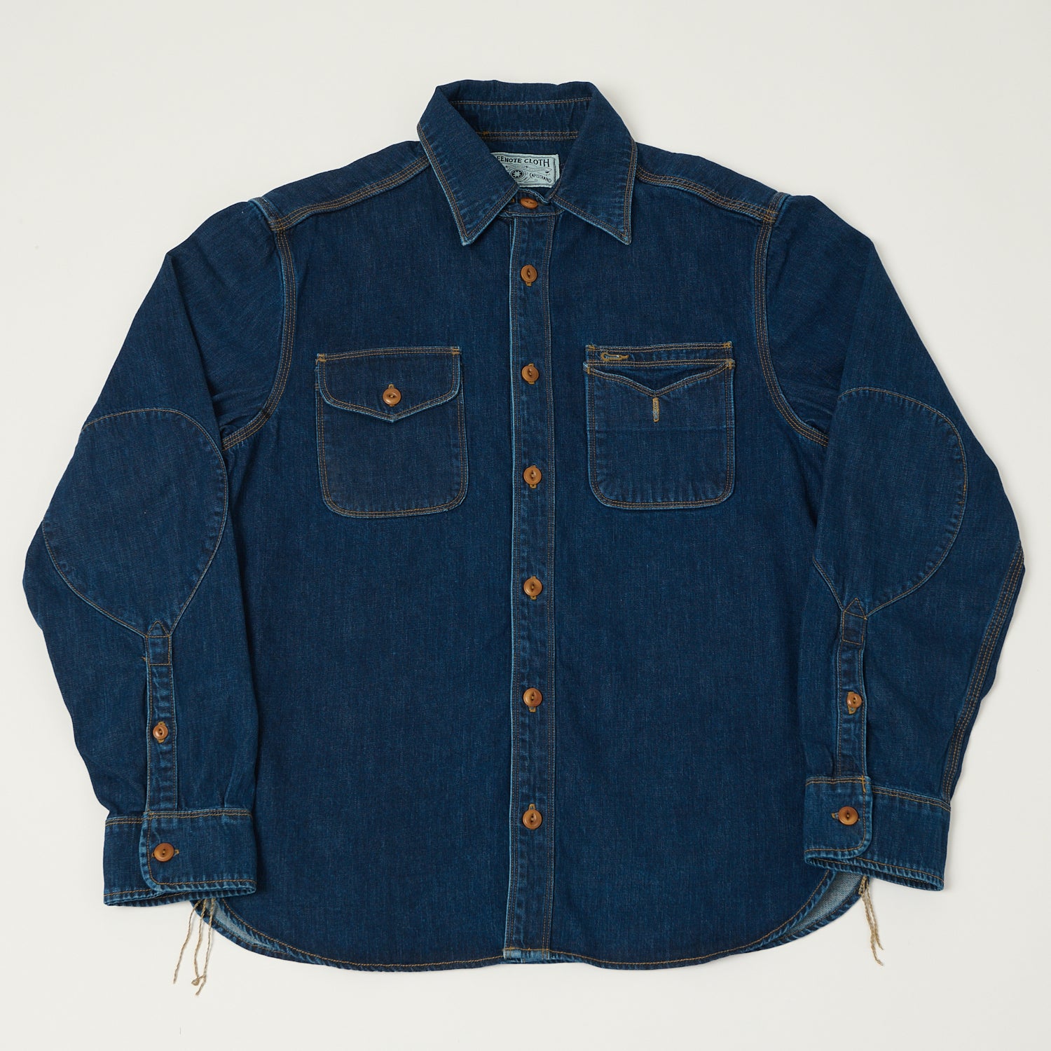 Freenote Cloth 'Lambert' 8oz Denim Work Shirt - Stone Washed
