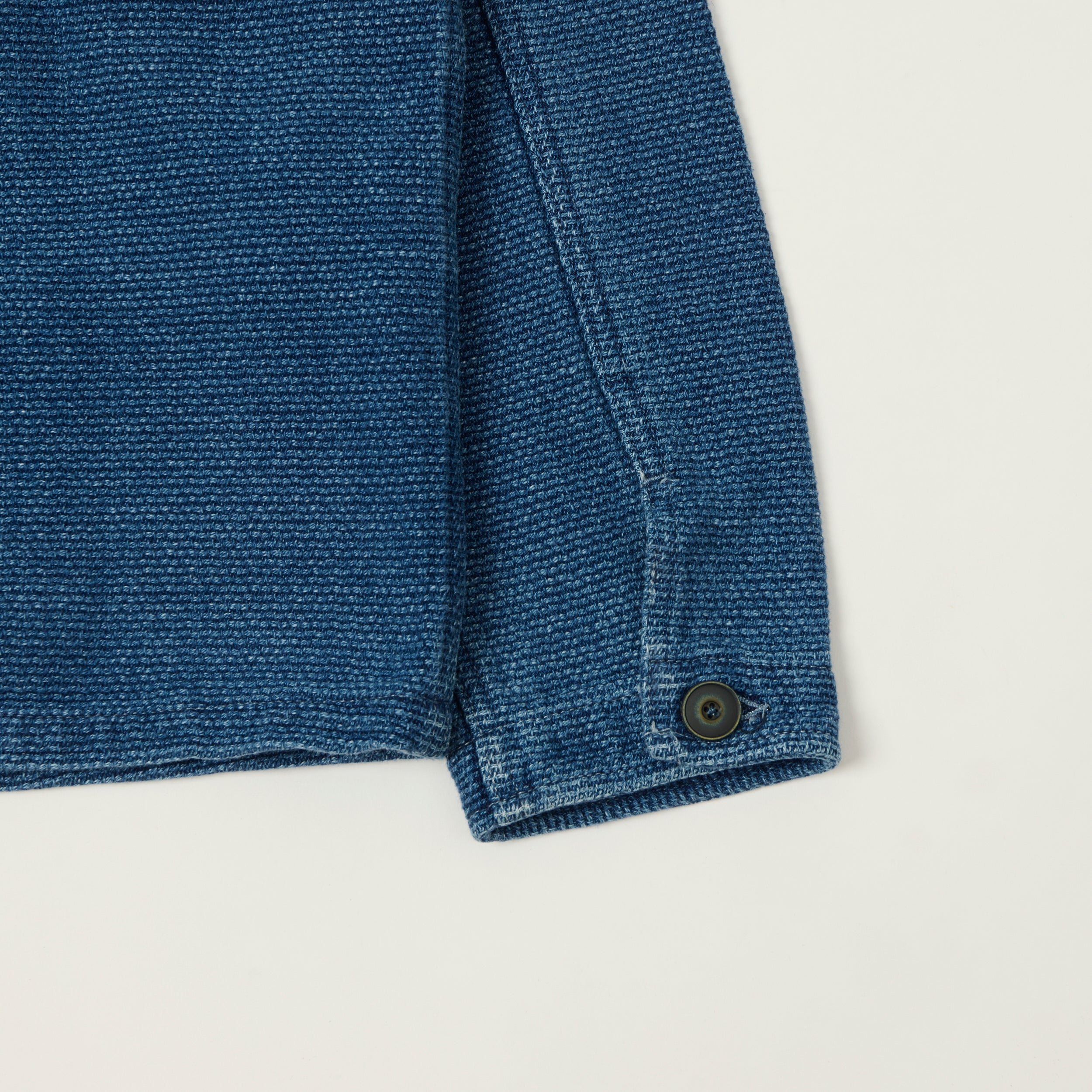 Freenote Cloth 'Midway' Indigo Sashiko Jacket - Two Year Wash