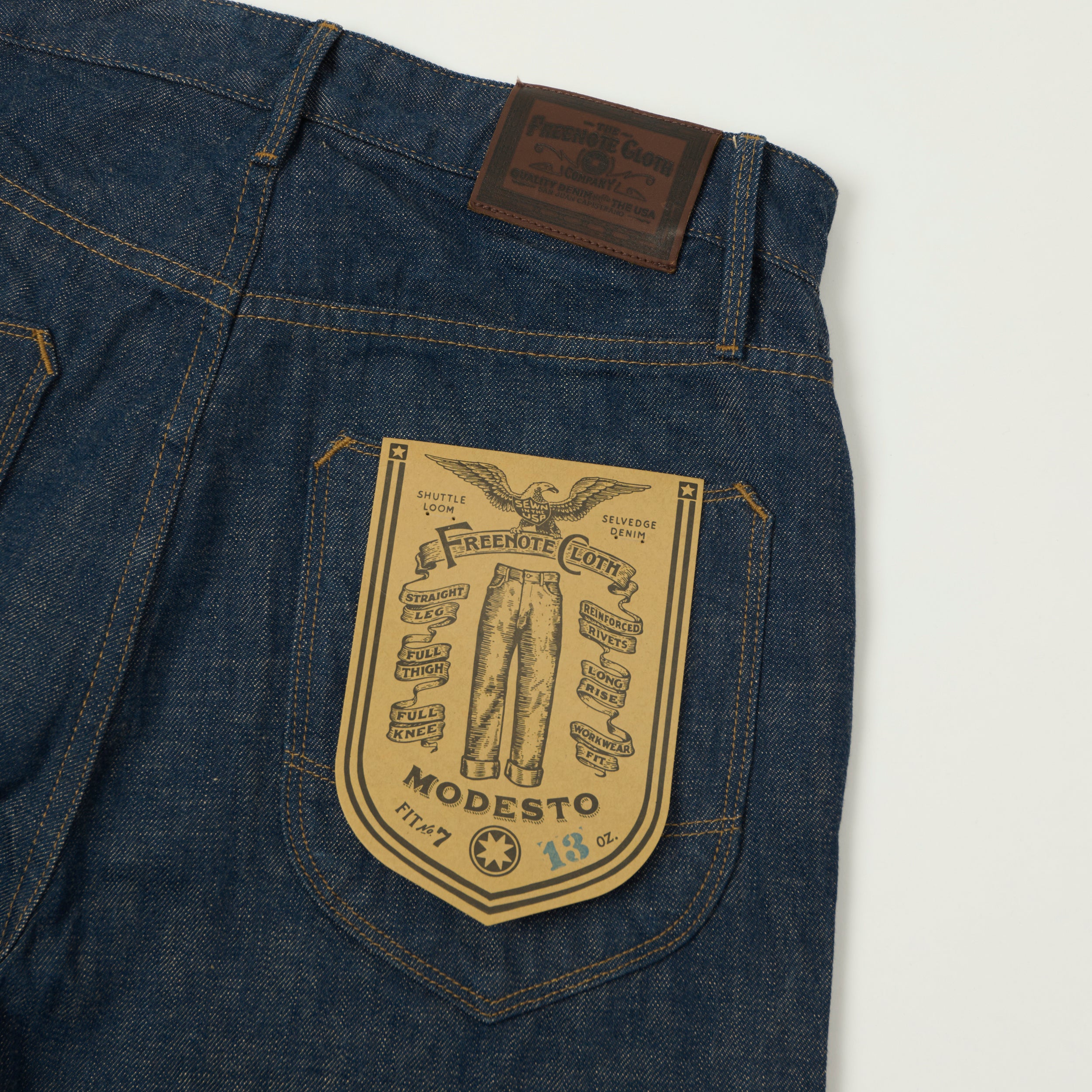 Freenote Cloth 'Modesto' 13oz Regular Straight Jean - One Wash