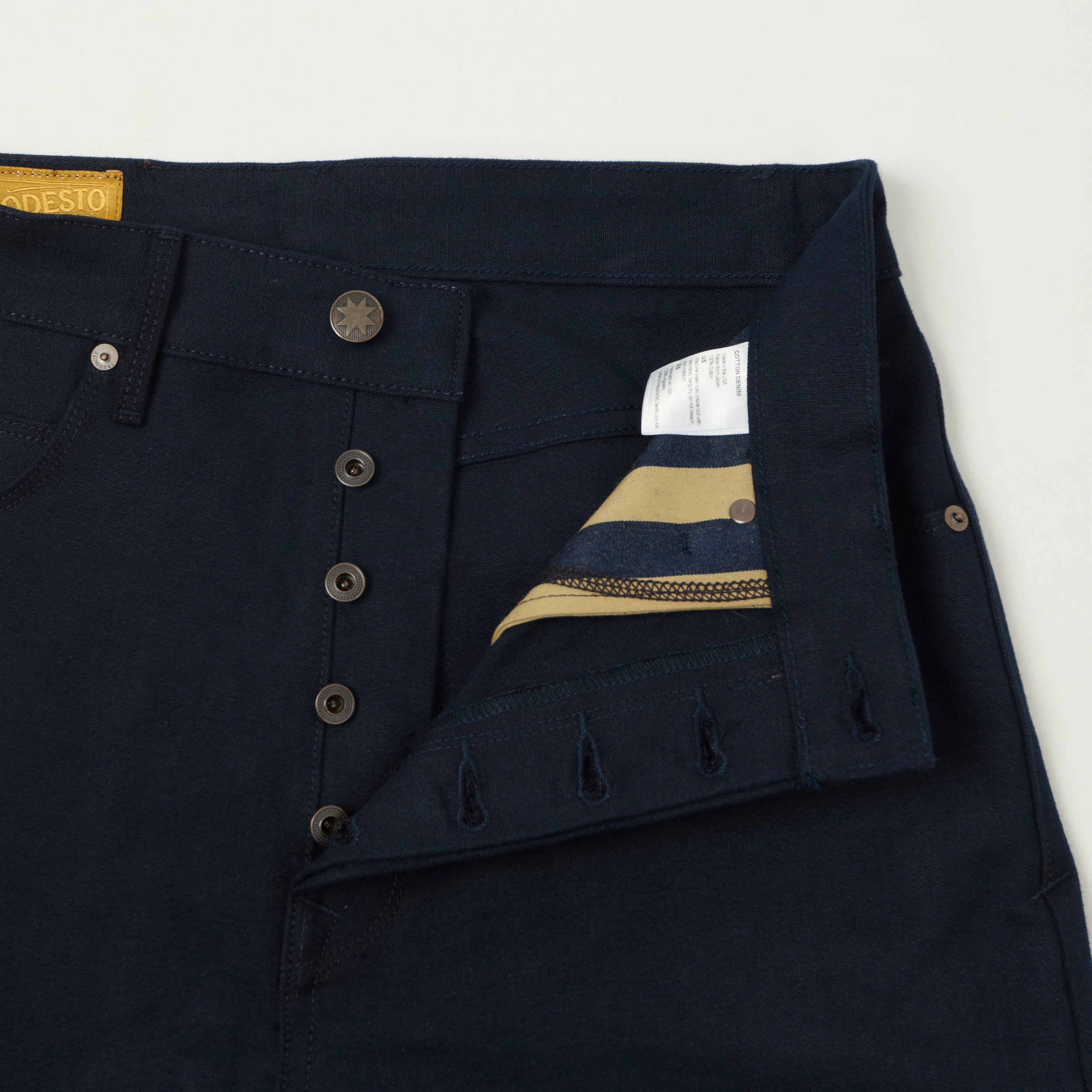 Freenote Cloth 'Modesto' 15oz Duck Canvas Trouser - Navy