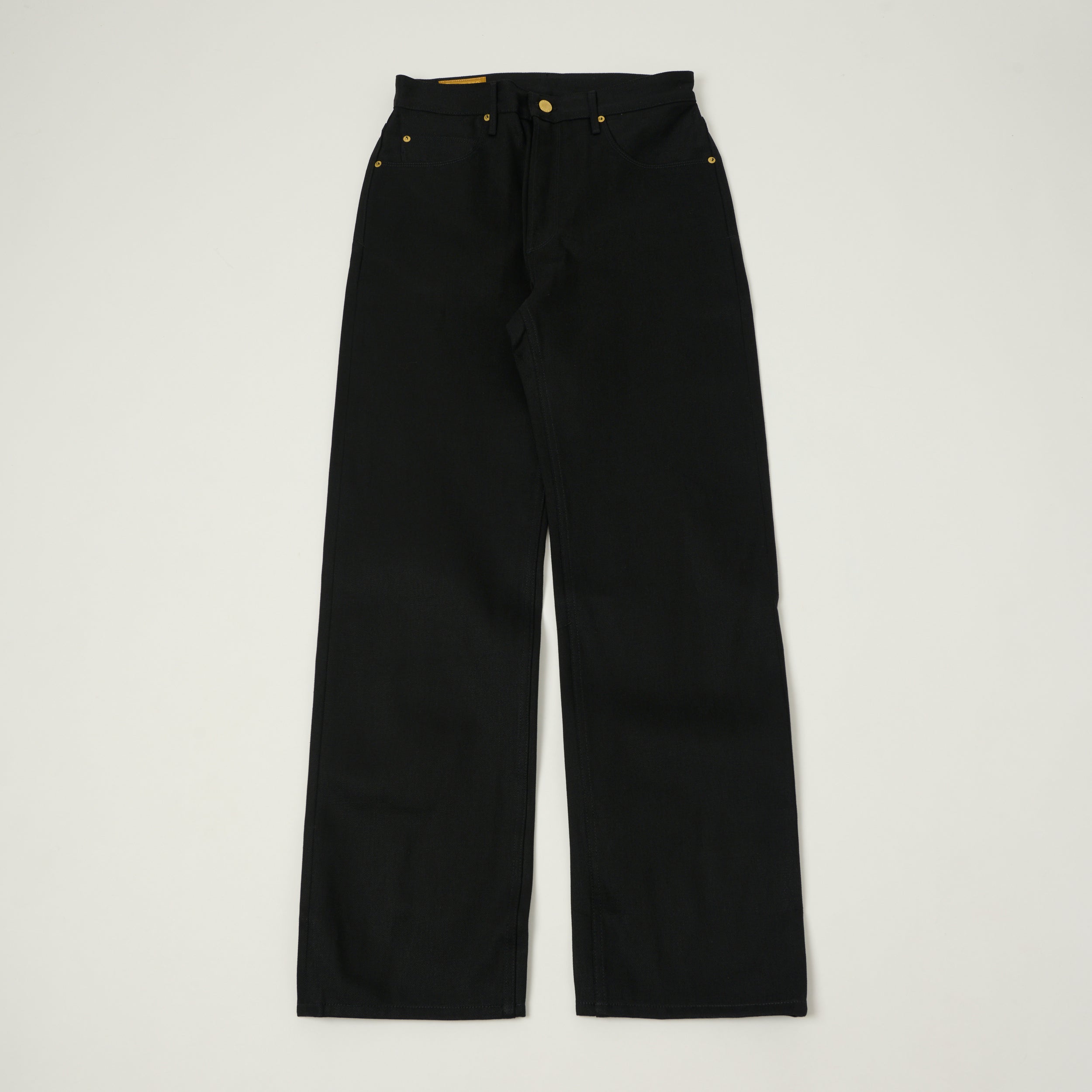 ONI Denim 200ZR-OLV 20oz Olive Weft 'Secret Denim' Wide Straight