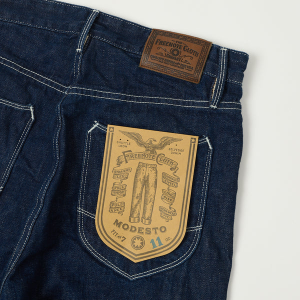 Freenote Cloth Modesto 11oz Memphis Blue Denim - Indigo