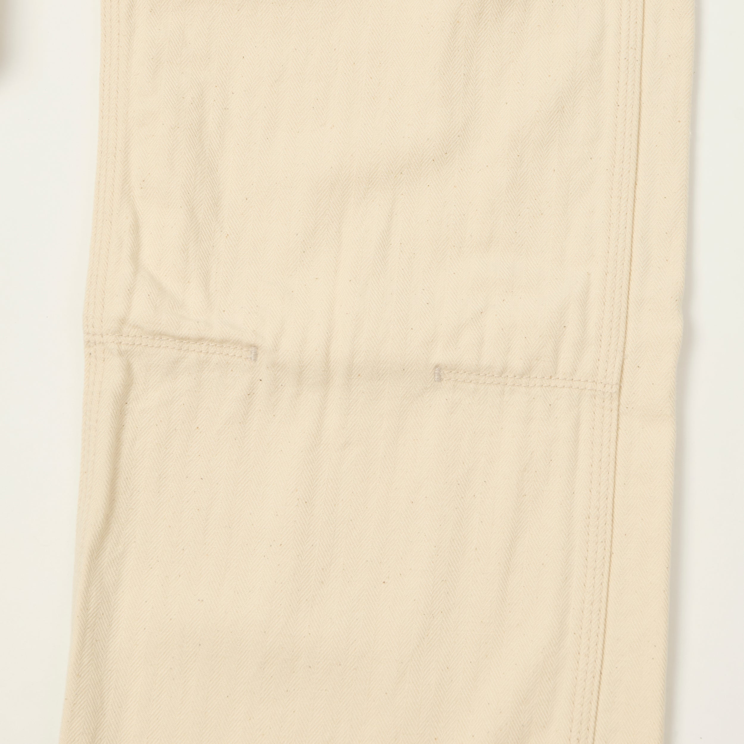 Freenote Cloth 'Ortega' 13oz Herringbone Trousers - Natural