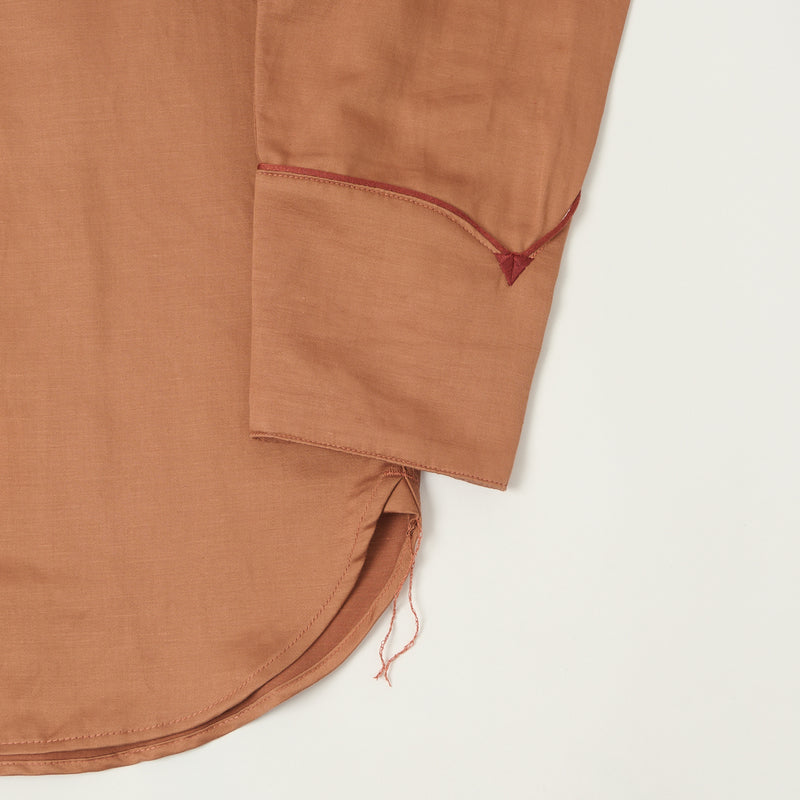Freenote Cloth Rambler 'Honky Tonk' Western Shirt - Terracotta