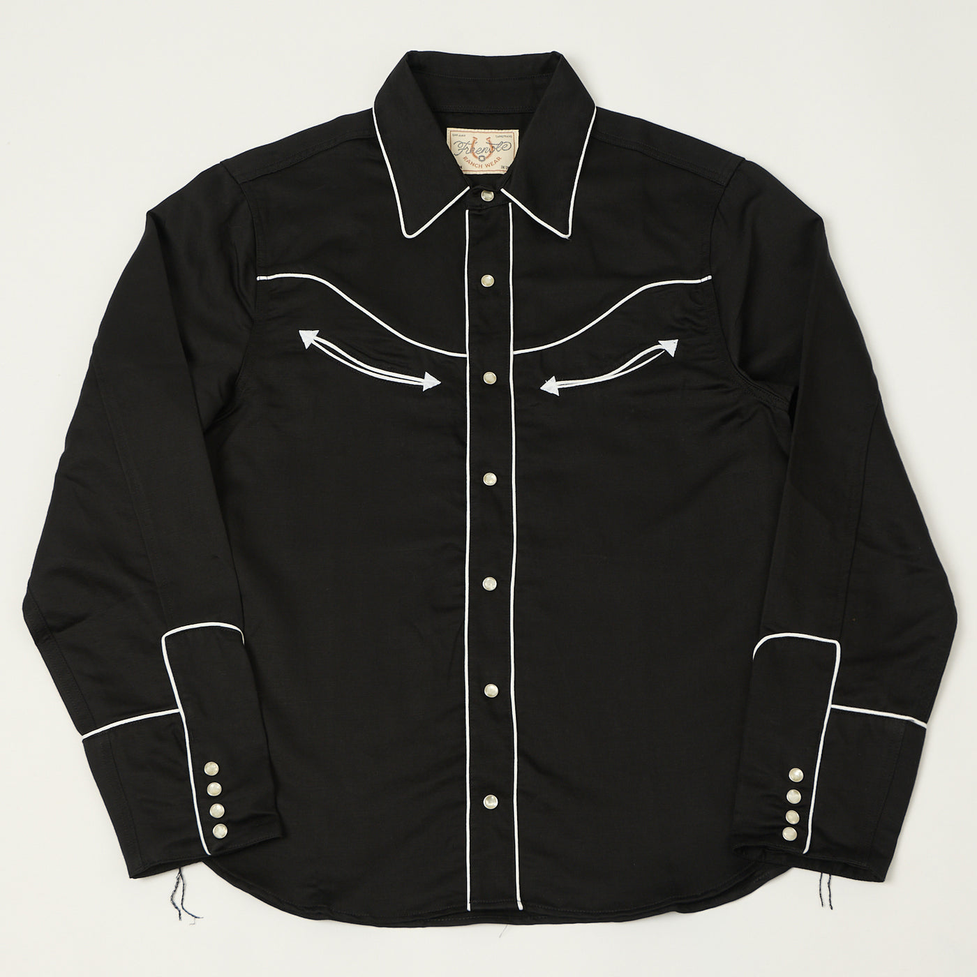 Freenote Cloth 'Rambler Honky Tonk' Western Shirt - Black