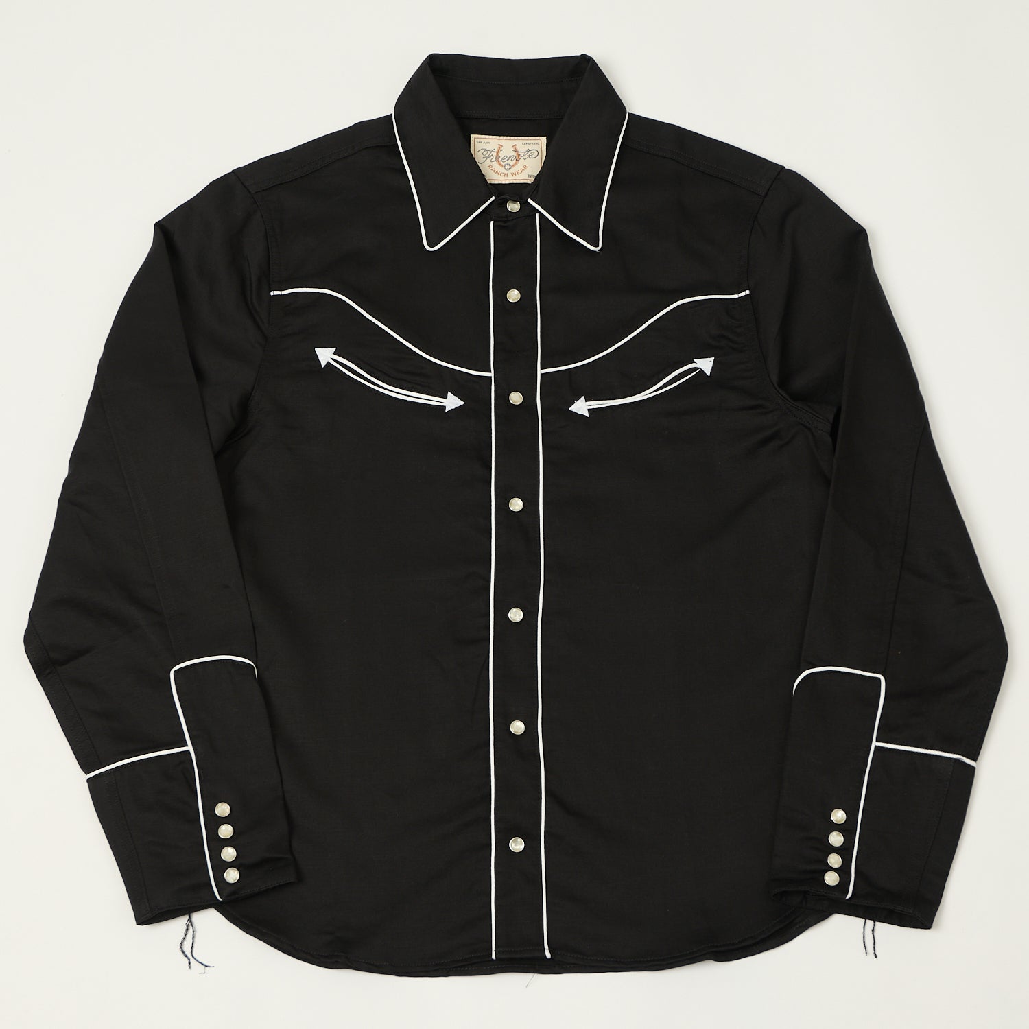 Freenote Cloth 'Rambler Honky Tonk' Western Shirt - Black