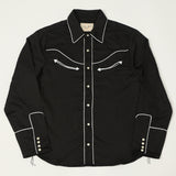 Freenote Cloth Rambler 'Honky Tonk' Western Shirt - Black