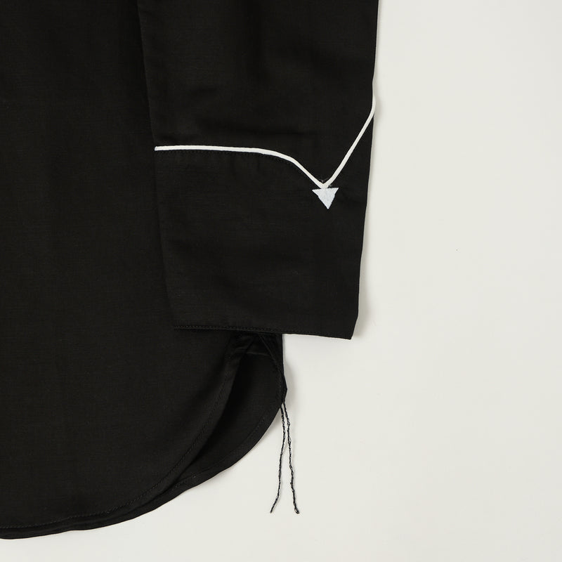 Freenote Cloth Rambler 'Honky Tonk' Western Shirt - Black