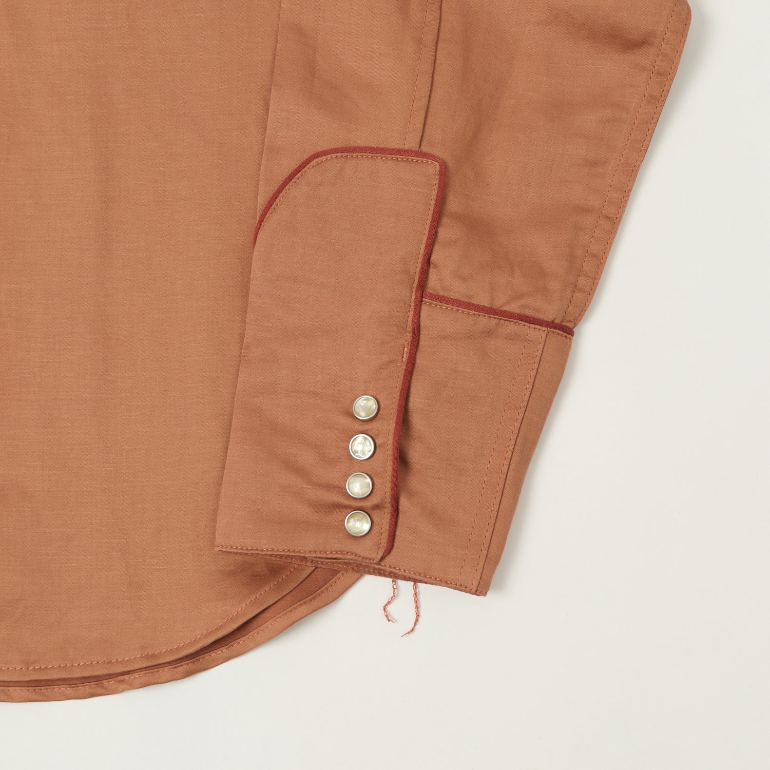 Freenote Cloth 'Rambler Honky Tonk' Western Shirt - Terracotta