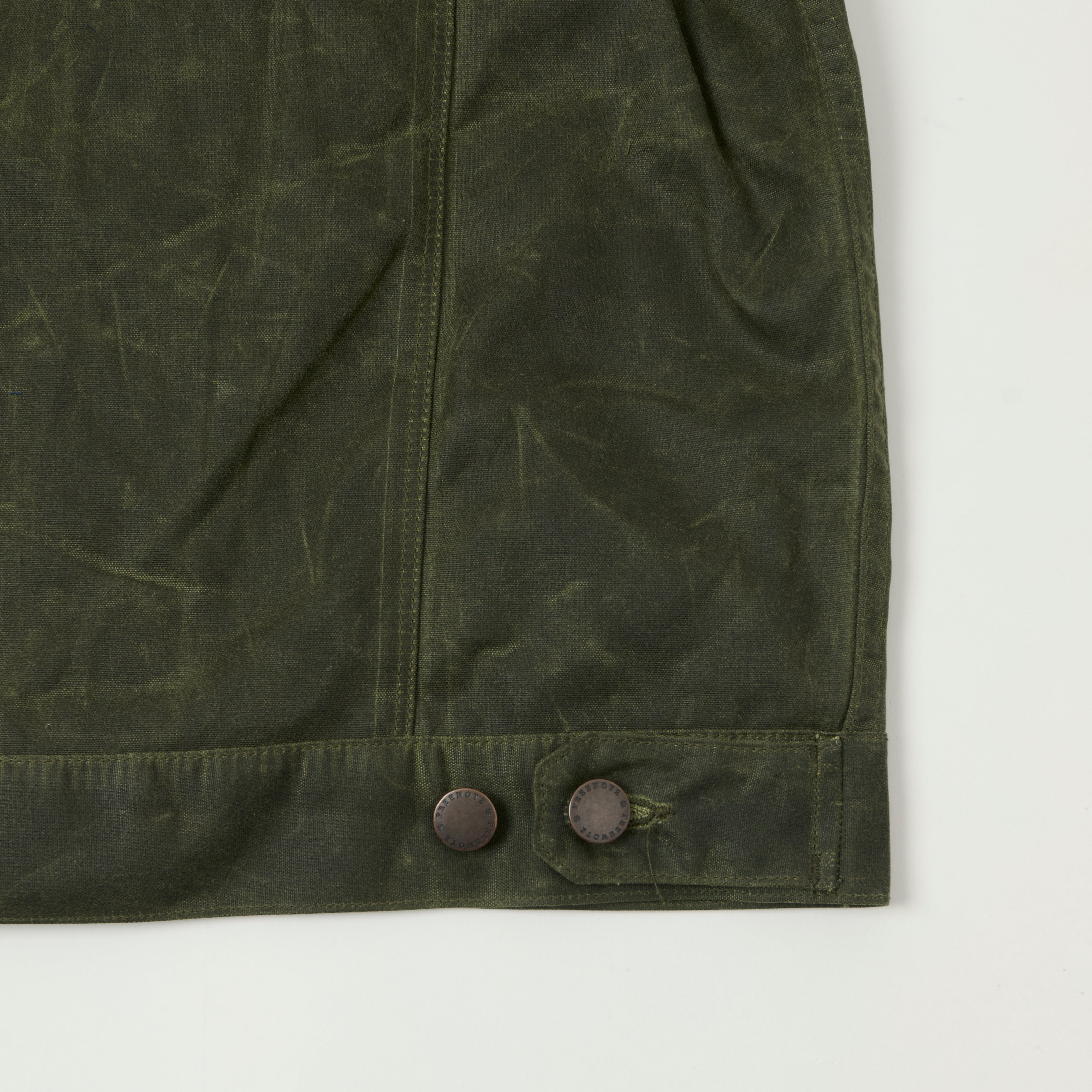 Freenote Cloth 'Riders' Waxed Canvas Jacket - Olive