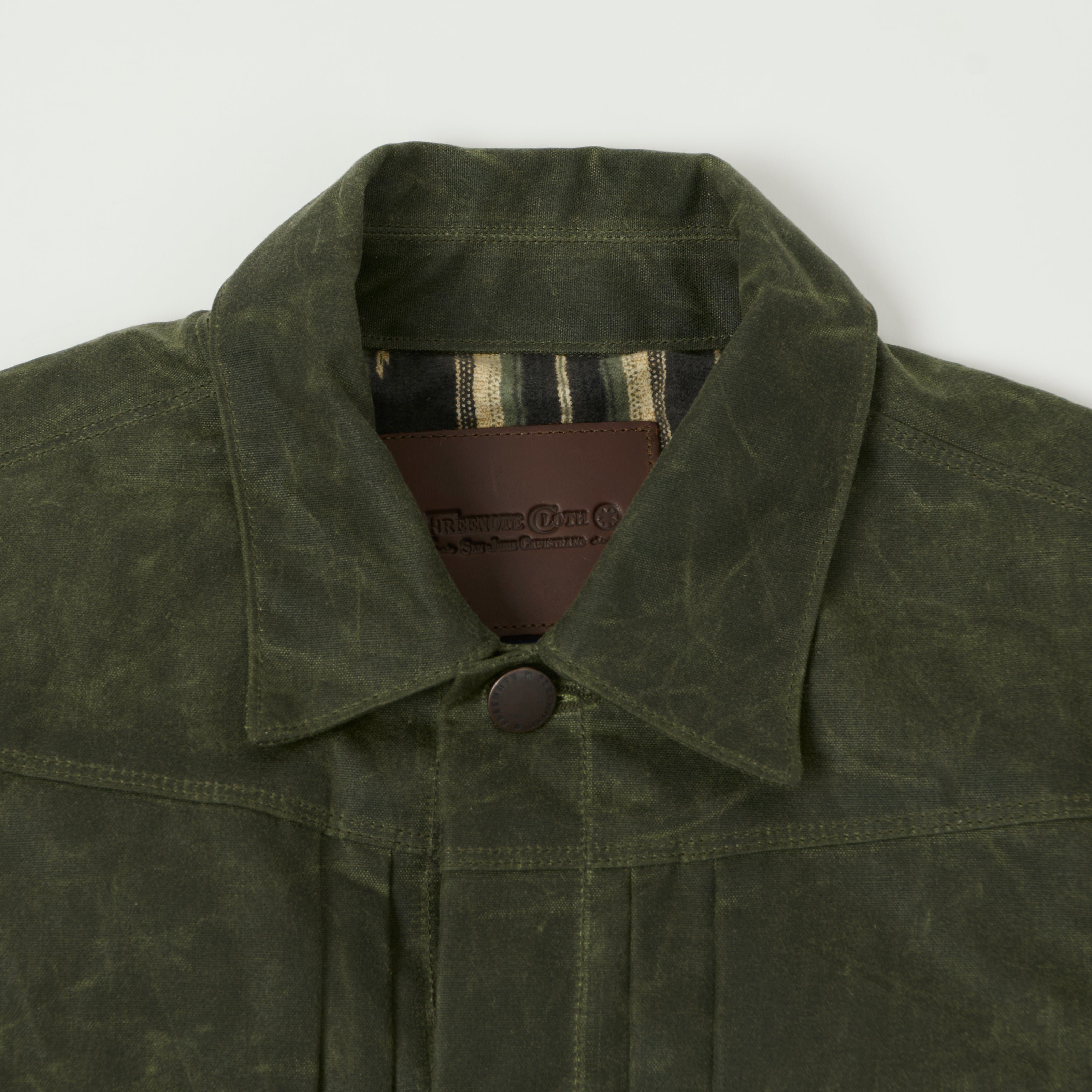 Freenote Cloth 'Riders' Waxed Canvas Jacket - Olive