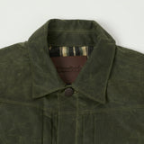 Freenote Cloth 'Riders' Waxed Canvas Jacket - Olive