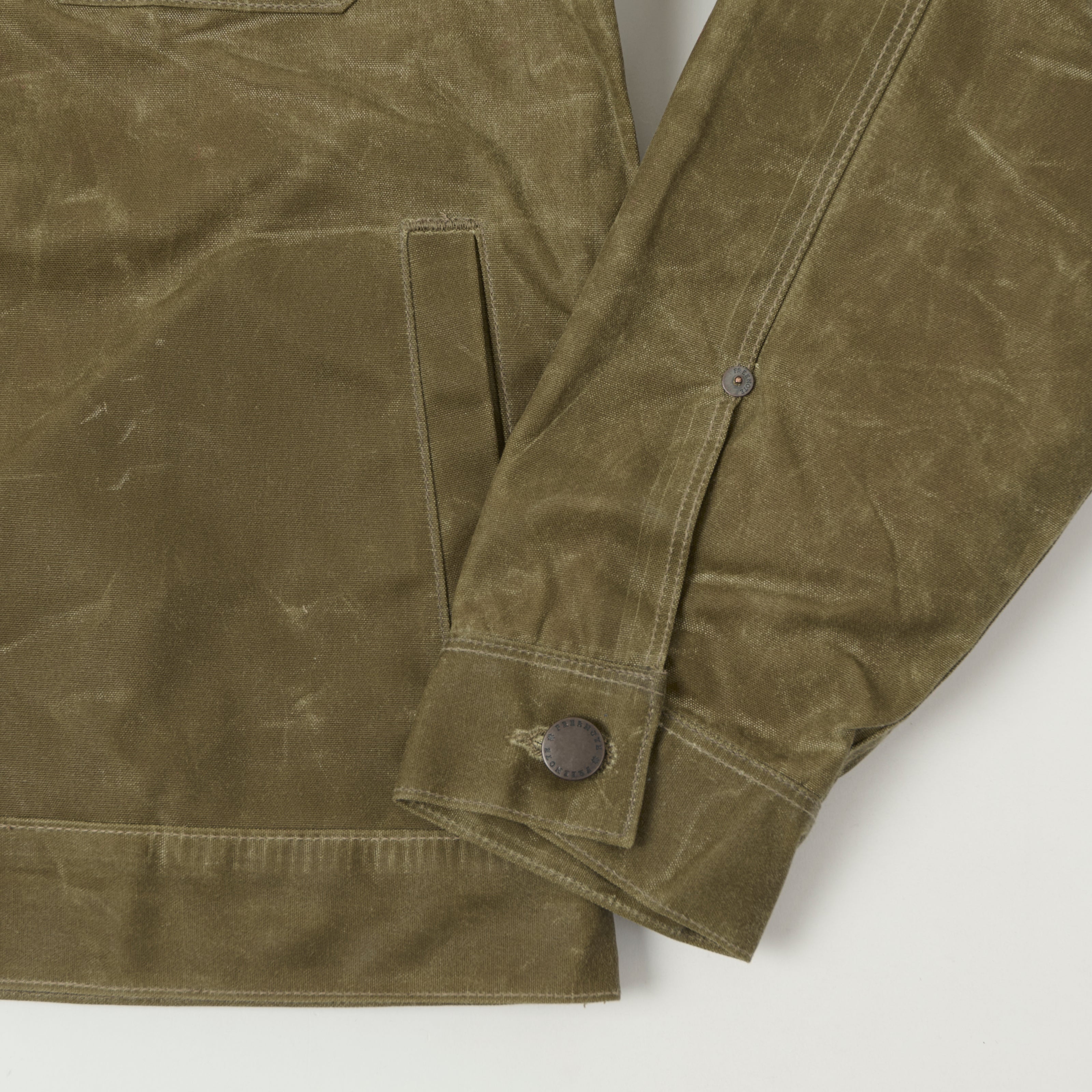 Freenote Cloth 'Riders' Waxed Canvas Jacket - Tobacco