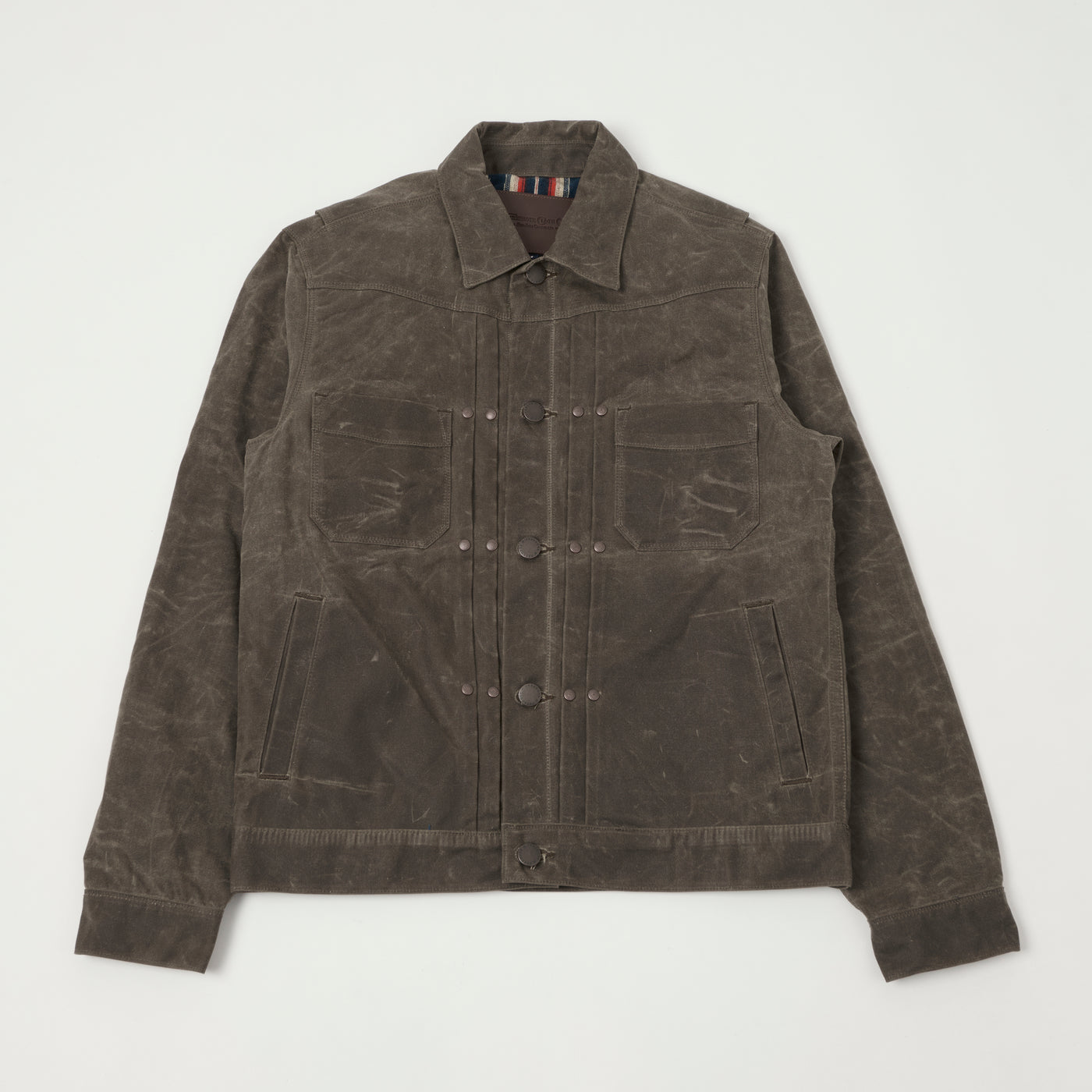 Freenote Cloth 'Riders' Waxed Canvas Jacket - Oak